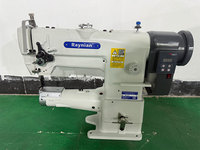 Machine à coudre cylindrique à bras articulé Raynian-341, point noué, alimentation composée, pour fabricants