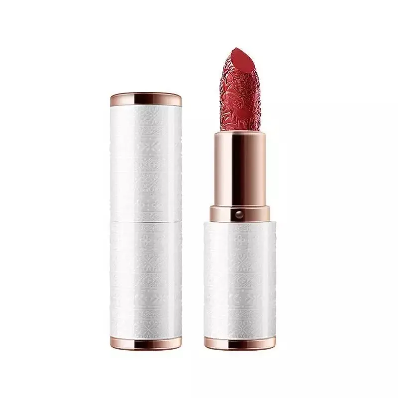 LINNSZ 4 Màu Retro Velvet Matte Lipstick Không Thấm Nước Shimmer Sang Trọng Trang Điểm Khắc Dưỡng Ẩm Bền Lâu Lipgloss Hàn Quốc Son Môi