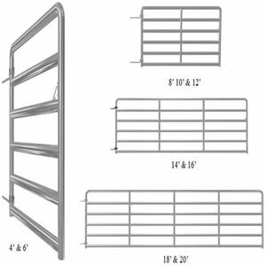 Bán buôn giá rẻ 12ft ngựa tròn bút và Chăn Nuôi Dê/gia súc/ngựa corral hàng rào bảng điều chỉnh cho đồng cỏ trang trại - Product Image 2