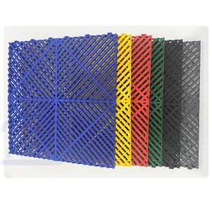 Vente directe d'usine Carreaux de sol en plastique pour garage à emboîter pour salle de lavage de voiture de garage - Product Image 1