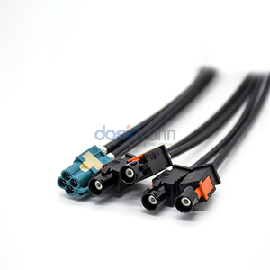 DOSIN Nuevo Conector Automotriz Mate- Mini Código 4 Posiciones Hembra a 4 * Fakra Código Z Macho para RTK031, L=20CM - Product Image 2