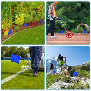 Staf halaman baja dapat digunakan kembali tahan air tahan pudar Ideal untuk latihan anjing/bidang olahraga/rute penggalian bendera penanda - Product Image 6