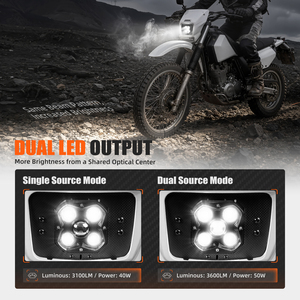 ไฟหน้า LED ปรับได้ NICECNC สำหรับ Suzuki DR650S ปี 2001-2026 รุ่น DR650SE ปี 2001-2019 DR650S DR650SE DR650S/<span class=keywords><strong>SE</strong></span> <span class=keywords><strong>DR650</strong></span> DR 650S 650SE - Product Image 5