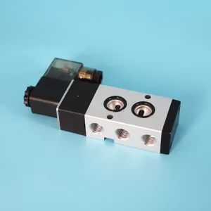 Wholesale Ningbo factory 0.8Mpa pressure 4V310-08 4M310-08 air Namur 1/4 5/2 pneumatic solenoid valve 24vdc