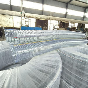 2インチフレキシブルスパイラルスチールワイヤー強化透明スプリングウォーターポンプホースパイプPVCスチールワイヤード - Product Image 3