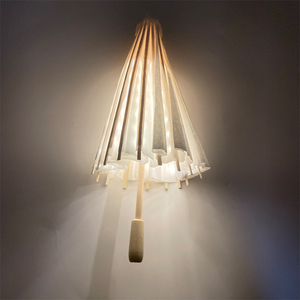 مظلة ورقية ليد مزينة بالزيت صينية يابانية ديكور مهرجان زفاف تضيء مظلة دراما بيضاء مظلة حرفية لوازم تنكرية - Product Image 4