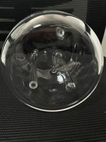 Vase source en quartz transparent personnalisé, bulleur en quartz haute température pour équipement CVD MOCVD