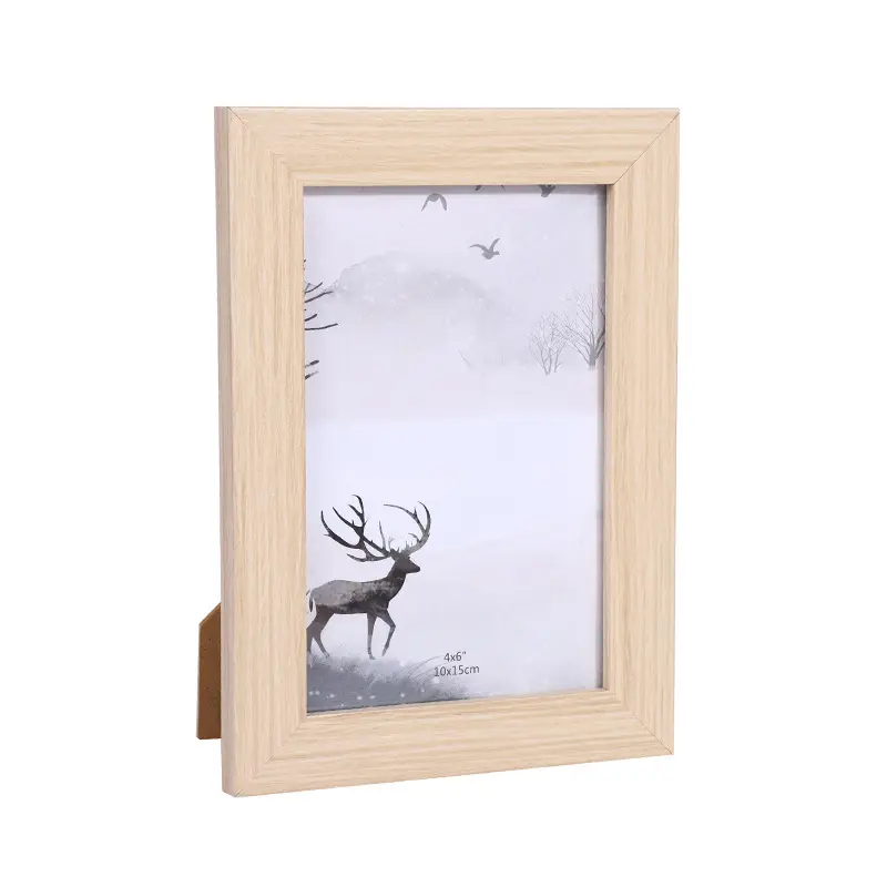 Wholesale new bpa free organic soft classic custom color wooden european style DIY picture photo frame