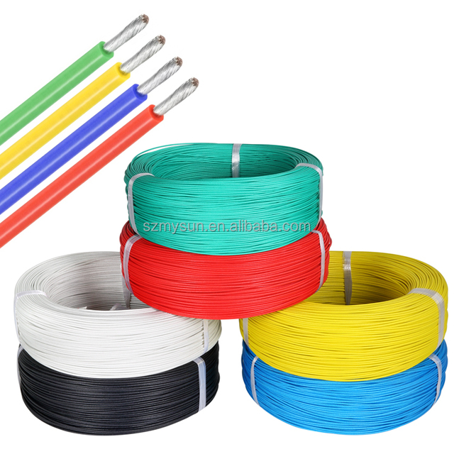 Silicone Rubber Cable 10 12 14 16 18 20 22 24 26 28 AWG UL3240 600V 200C High Temperature Silicone Wire in Home Appliance