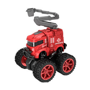 Véhicule d'ingénierie à inertie pour enfants, thème militaire, lutte contre l'incendie, assainissement, propulsion avant, plastique, échelle 1/5, jouet - Product Image 5