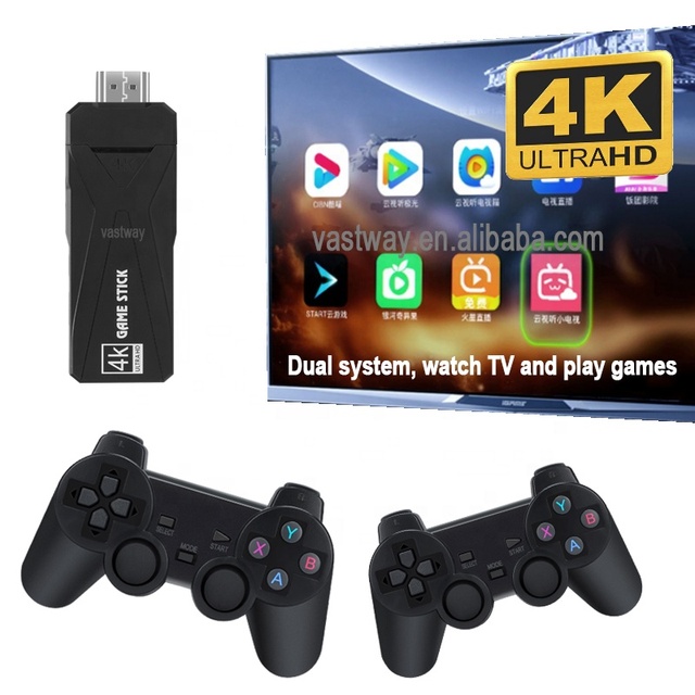 Android 4K HD TV Video Game Console TV Gaming Player Entertainment Video Games
