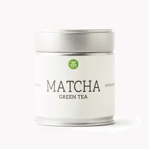 OEM免费样品有机绿茶礼仪抹茶粉自有品牌罐装