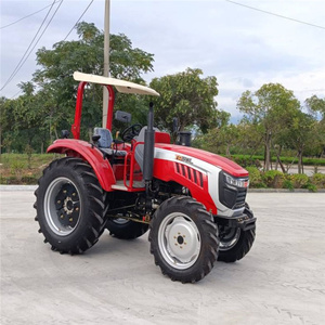 รถแทรกเตอร์ฟาร์มขับเคลื่อน 4 ล้อ 4x4 90 แรงม้า เครื่องจักรกลการเกษตร รถแทรกเตอร์ราคาถูกสำหรับขาย - Product Image 1