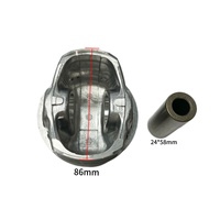 Pièces détachées automobiles de qualité OEM, piston de moteur à essence 86 mm pour Toyota 8AR 8AR-FTS 2.0T Lexus NX IS GS RX RC OE 13101-73010 Std