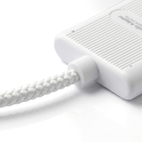 Adaptateur de charge pour casque portable 2-en-1 PD 60W avec cœur en cuivre sans oxygène USB-C 3.1 tressé en nylon, performance stable, vente en gros