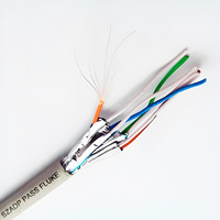 Câbles torsadés non blindés Cat5e multibrins, fils de cuivre PVC chinois de haute qualité à 8 conducteurs, UTP 250 MHz, flexibles, Guangdong