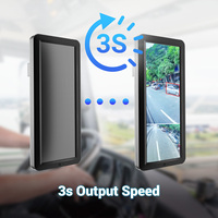 STONKAM OEM Elektronik Yan Ayna Sistemi Kayıtlı Araç Kör Nokta Monitörü Çift Lensli Bölünmüş Ekran Ticari Kamyon Otobüs için