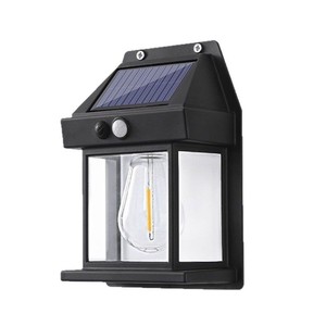 Lampe murale solaire d'extérieur à LED, étanche IP44, pour cour, jardin, entrée de villa, angle de faisceau de 20 degrés - Product Image 1