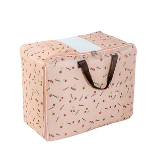 Clothing Organizer Storage Bag Rectangle 600D Oxford Cloth Printed With Flowers For <b>Clothes</b> And Bedding - Product Image 4