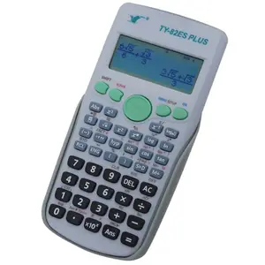 Calculadora científica atacado personalizada 82es plus 12 dígitos, bateria de 252 funções portátil para alunos de escritório e escola