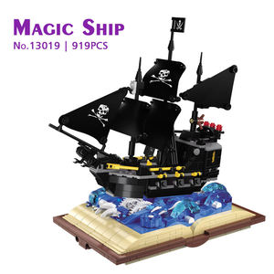 13042 Ensemble de construction de bateau de guerre impérial magique à assembler, 925 pièces, jouet éducatif unisexe - Product Image 6