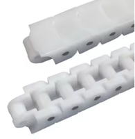 Chaîne à rouleaux de convoyeur de haute qualité 40P 60P chaîne à rouleaux en plastique de la chaîne à rouleaux