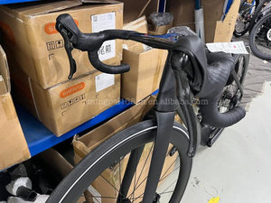 Vélo de route en fibre de carbone 700C, transmission électronique 24 vitesses, frein à disque hydraulique, jante carbone 60 mm, vélo de course professionnel, sport - Product Image 5