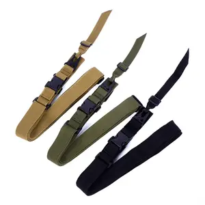 In Stock Nylon Tactical Adjustable Sling Strap Tactical Bungee Sling Cross Strap For Outdoors Cycling Hunting