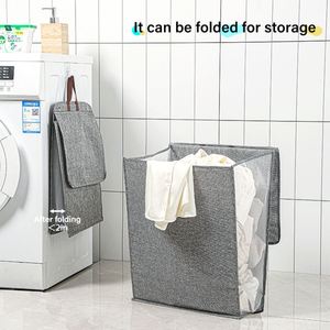 Panier à linge suspendu pliable multifonctionnel, panier à linge, organisateur de vêtements sales, panier de rangement pour vêtements - Product Image 4
