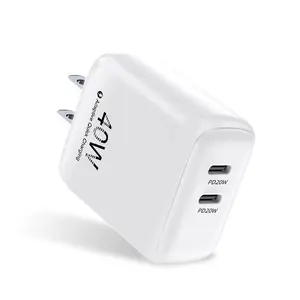 Mini Super Fast PD 20W Adapter USB Type C Charger Wall Double USB Adapter For iPad/iPhone 14 13 12 Pro Max Charger Fast Charging