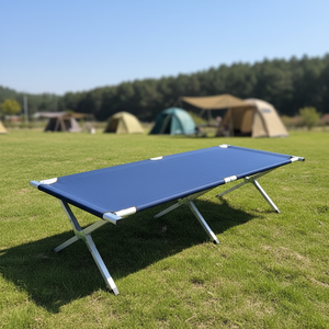 Cama de Camping de Aluminio, Plegable y Extensible, para Exteriores, Emergencias, Desastres, Campamentos, Cama Plegable - Product Image 1