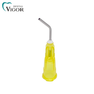 Puntas <span class=keywords><strong>de</strong></span> <span class=keywords><strong>jeringa</strong></span> para resina compuesta dental, puntas <span class=keywords><strong>de</strong></span> aguja dentales precurvadas y obtusas para fluidos - Product Image 5