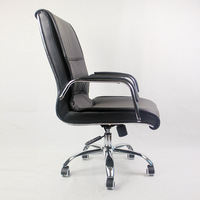 Chaise de bureau en cuir moderne et minimaliste, pivotante, ergonomique, réglable en hauteur, pour ordinateur, livraison directe d'usine