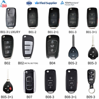 Clé de Voiture Universelle KEYDIY KD Série B pour Télécommande KD-X2 KD-MAX, Remplacement de Clés de Véhicules avec Puces pour la Vente en Gros de Clés de Voiture