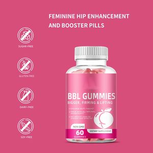 Complément alimentaire Extreme BBL Gummies avec extrait d'herbes de Maca, formule naturelle pour les femmes, amélioration <span class=keywords><strong>des</strong></span> hanches et <span class=keywords><strong>des</strong></span> fesses, gummies pour la prise de <span class=keywords><strong>poids</strong></span> - Product Image 2