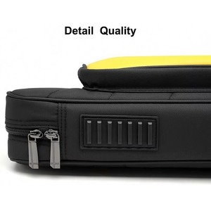 Sac de transport souple pour queues de billard et de snooker, étanche, avec logo personnalisé OEM, pour 3 queues de basse et 4 queues de haut, avec bandoulière, certifié BSCI - Product Image 4