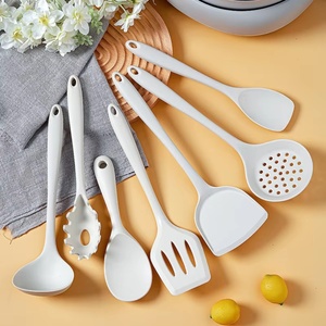 Utensilios de Cocina de Silicona, Juego de Utensilios de Cocina con Mango de Silicona, Utensilios de Cocina con Cubo de Almacenamiento - Product Image 4