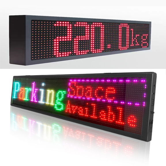Scanning Programmable LED Display Sign with RS232 RS485 WIFI TCP/IP Port for Custom Software Development