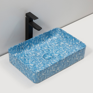 <span class=keywords><strong>Lavabos</strong></span> de Cerámica de Mármol Blanco de Lujo para Baño, <span class=keywords><strong>Lavabos</strong></span> <span class=keywords><strong>Pequeños</strong></span> y Económicos de Fábrica al por Mayor - Product Image 2