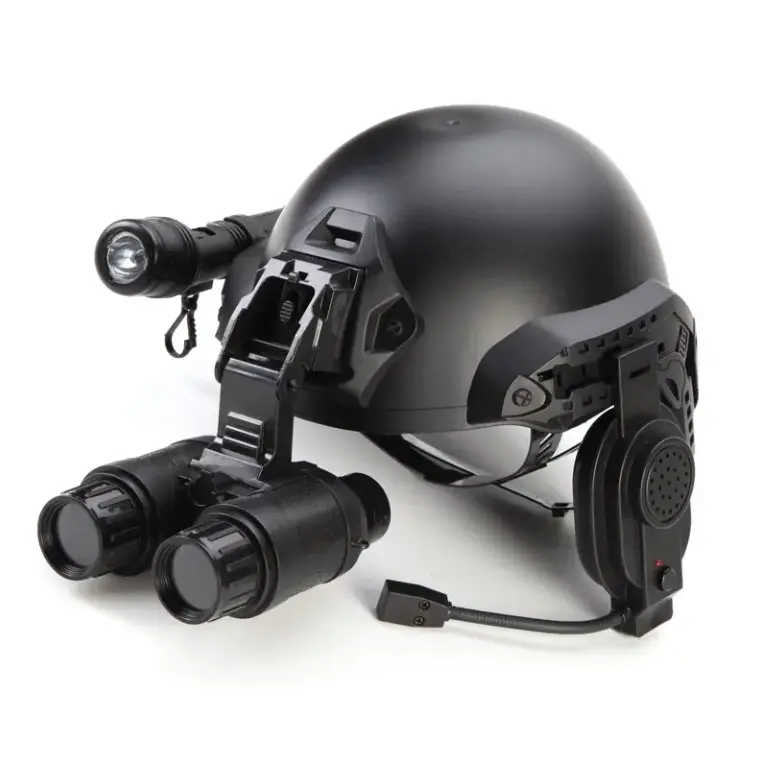 Pretend Role Play Counter-Strike Super Cool Flashlight Earphone Binoculars Military Tactical Black Helmet Toy For Kid