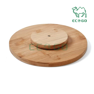 Bamboo Spice <b>Rack</b> Rotating Spice Tray Seasoning Organizer <b>Racks</b> and Utensils <b>Storage</b> <b>Rack</b> for <b>Kitchen</b> - Product Image 3