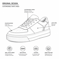 Chaussures de sport décontractées rétro pour hommes, à blocs de couleur, avec logo personnalisé, faible MOQ, OEM