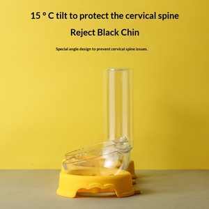 पानी डिस्पेंसर के साथ स्वचालित कुत्ते और बिल्ली डबल बाउल पालतू पशु फीडर एक टुकड़ा डिजाइन मुक्त शिपिंग - Product Image 4