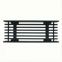 Diffuseur d'air minimaliste de longueur personnalisée |   Grille linéaire intégrée en aluminium anodisé de haute qualité
