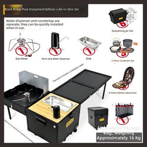 <span class=keywords><strong>Set</strong></span> Regalo Promozionale Nuovo Arrivo: Contenitore da Esterno in Alluminio Durevole da 40L per Campeggio e Cucina, Design a Pannelli - Product Image 2