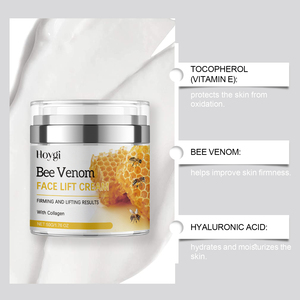Colágeno Facial Nutritivo y Reparador, Hidratante de Larga Duración, Reafirmante, Antiarrugas, Suavizante de Líneas Finas, Veneno de Abeja, Tratamiento Facial Nocturno - Product Image 4
