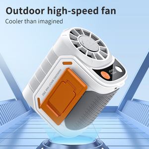 Ventilador de Cintura Recargable USB de Alta Velocidad de 6000 mAh, Ventilador de Refrigeración Portátil con Clip para la Cintura, Mini Ventilador de Energía de Batería para Exteriores - Product Image 4