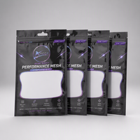 Sachet alimentaire refermable personnalisé avec fenêtre transparente, résistant à l'humidité, en Mylar, OEM ODM, faible MOQ
