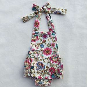 Fournisseur chinois Ali, vente en gros de vêtements pour bébés et tout-petits en coton biologique, combinaisons pour filles en solde - Product Image 4