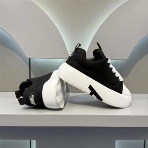 Chaussures décontractées 2026 à bout rond, lacets, couleur unie, plateforme, légères, antidérapantes, respirantes, pour hommes - Product Image 5